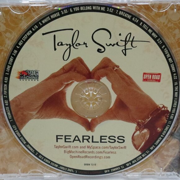 Taylor Swift Fearless CD 2008 Original Version Big Machine Records - Picture 5 of 5